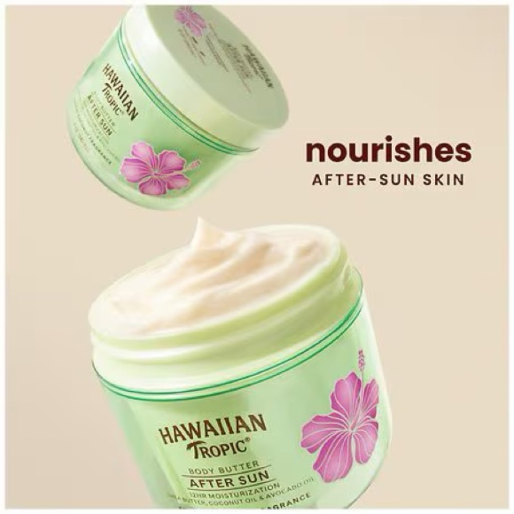 Hawaiian Tropic After Sun Body Butter Coconut 8oz Moisturizer Hydrating - Picture 3 of 5